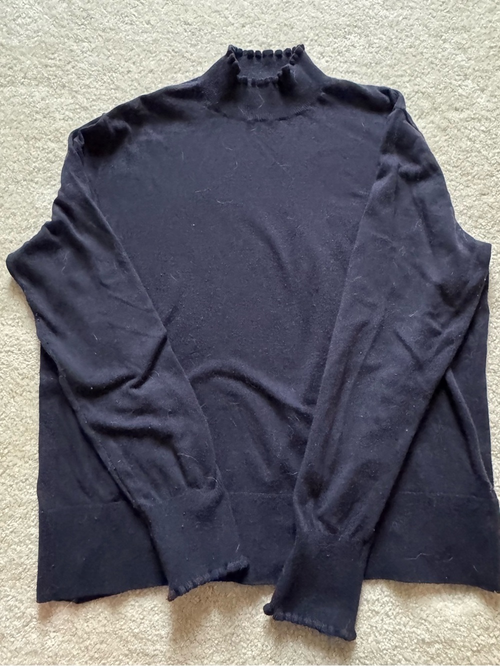 H&M Men's Black Turtleneck Sweater